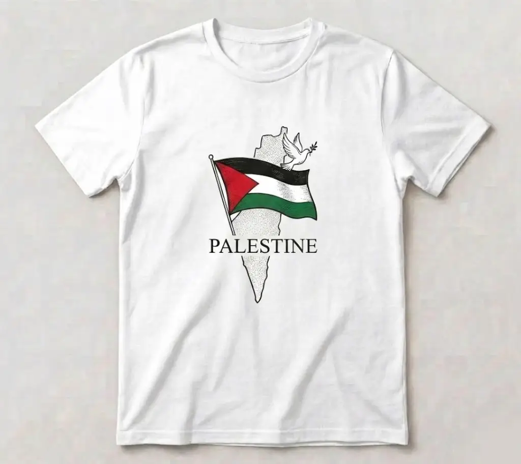 Freedom Map and Flag T-Shirt